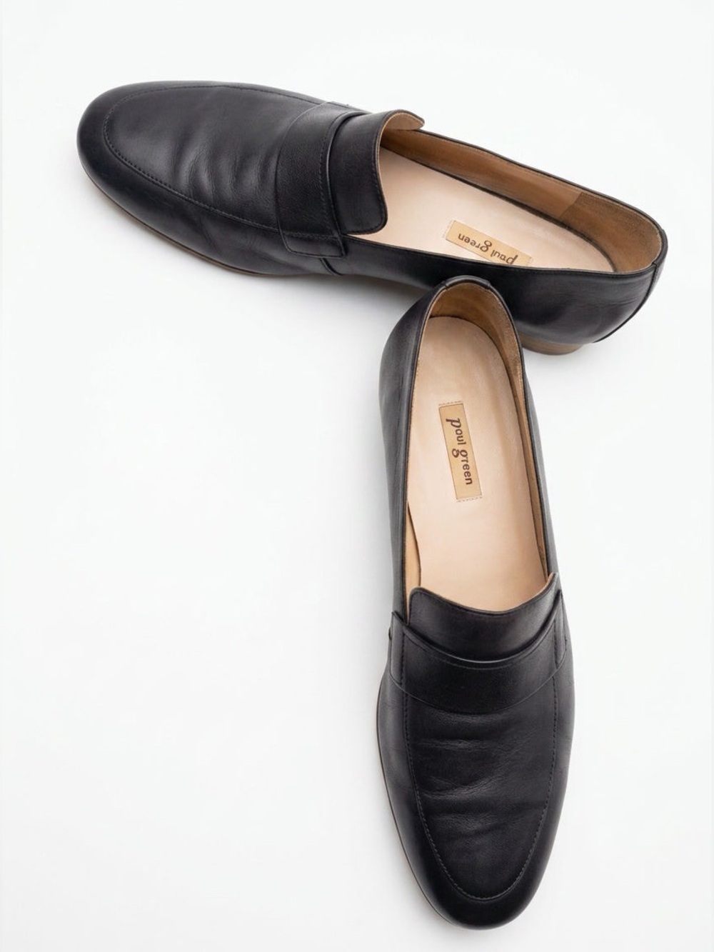 Paul Green Women’s Nappa Soft Leather Slip-ons, Black, 9